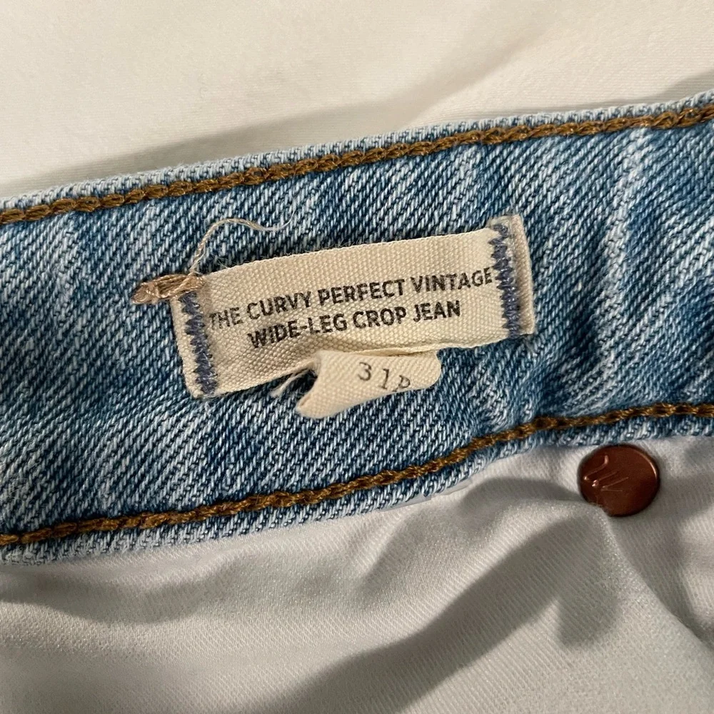 Madewell Curvy Perfect Vintage Wide leg Crop Jean - Picture 8 of 12